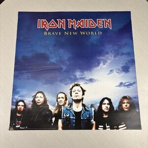 Vintage 2000 Iron Maiden Brave New World Poster 24x24"